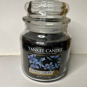 Yankee Candle Moonlit Garden Medium 14.5 oz Jar Candle Retired Scent